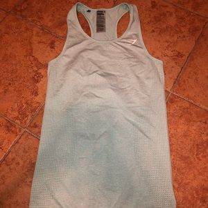Blue gymshark tank